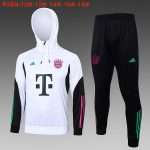 Sudadera Con Capucha Ninos Bayern Munich 2024 Blanco