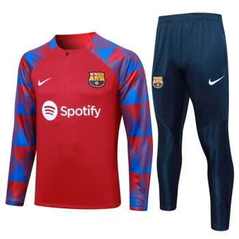 Sudadera Entrenamiento FC Barcelona 2024 Rojo Azul