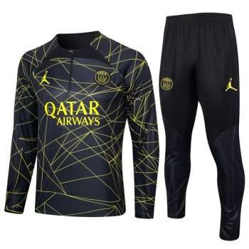 Sudadera Entrenamiento Paris Saint Germain 2024 Negro Amarillo