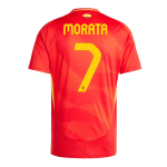 Álvaro Morata NO.7 Camiseta Primera España 2024