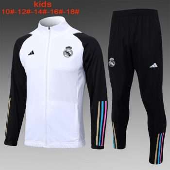 Chandal Ninos Real Madrid 2024 Blanco