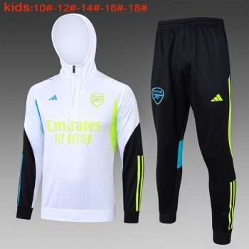 Sudadera Con Capucha Ninos Arsenal 2024 Blanco