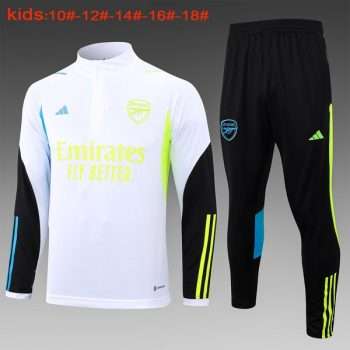 Sudadera Entrenamiento Ninos Arsenal 2024 Blanco
