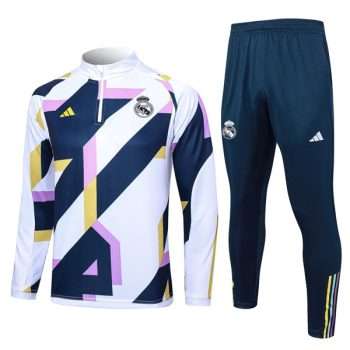 Sudadera Entrenamiento Real Madrid 24 Blanco Azul