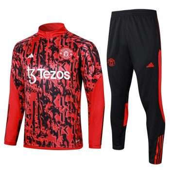 Sudadera Entrenamiento Real Madrid 2024 Rojo Negro
