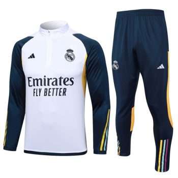 Sudadera Entrenamiento Real Madrid 24 Blanco Azul