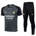 Tailandia Conjunto Camiseta Entrenamiento FC Barcelona 2024 2025 Gris