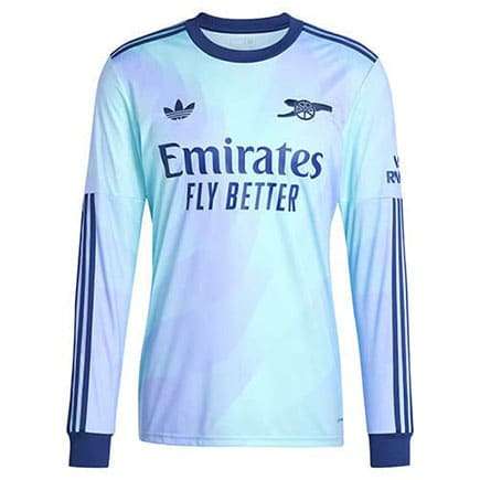 Tailandia Manga Larga Camiseta Tercera Arsenal 2024 2025