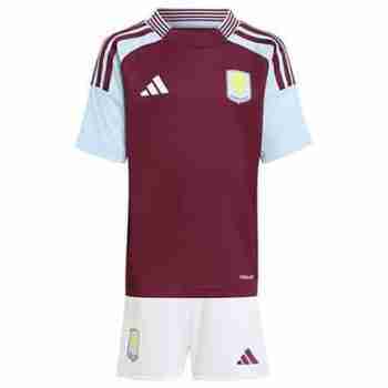 Camiseta Aston Villa Conjunto Niños Primera 2024 2025