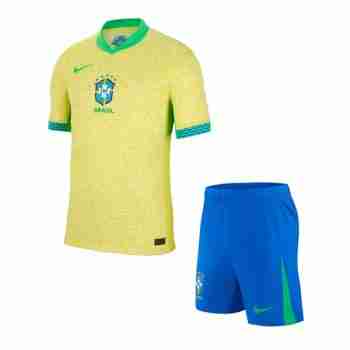 Camiseta Brasil Conjunto Niños Primera 2024 2025