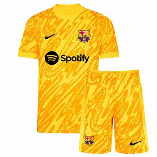 Camiseta FC Barcelona Conjunto Niños Portero 2024 2025