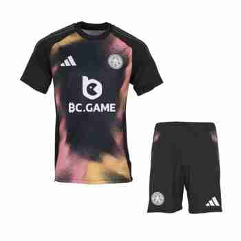 Camiseta Leicester City Conjunto Niños Casa Segunda 2024 2025