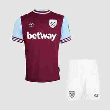 Camiseta West Ham United Conjunto Niños Primera 2024 2025