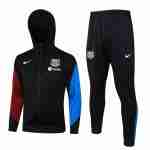 Chandal Con Capucha FC Barcelona 2024 2025 Negro Azul