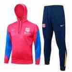 Chandal Con Capucha FC Barcelona 2024 2025 Rojo Azul