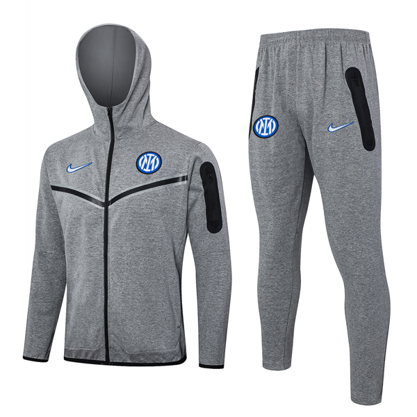 Chandal Con Capucha Inter Milan 2024 2025 Gris