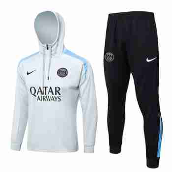 Chandal Con Capucha Paris Saint Germain 2024 25 Gris