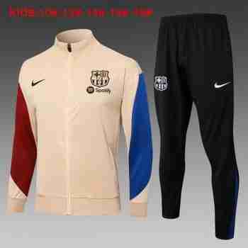 Chandal Ninos FC Barcelona 2024 2025 Amarillo Azul