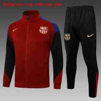 Chandal Ninos FC Barcelona 2024 2025 Rojo Negro