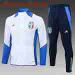 Chandal Ninos Italia 2024 2025 Blanco Azul