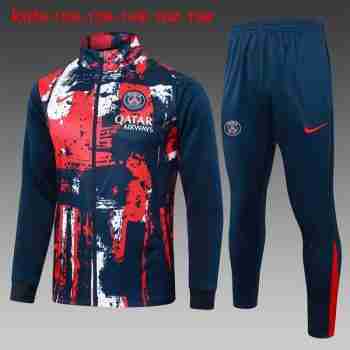 Chandal Ninos Paris Saint Germain 2024 2025 Azul Rojo