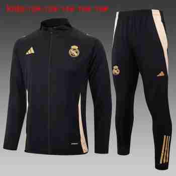 Chandal Ninos Real Madrid 2024 2025 Negro