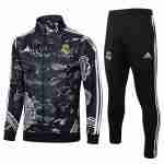 Chandal Real Madrid 2024 2025 Negro Blanco