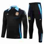 Sudadera De Training Argentina 2024 2025 Negro Azul
