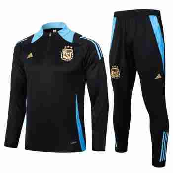 Sudadera De Training Argentina 2024 2025 Negro Azul