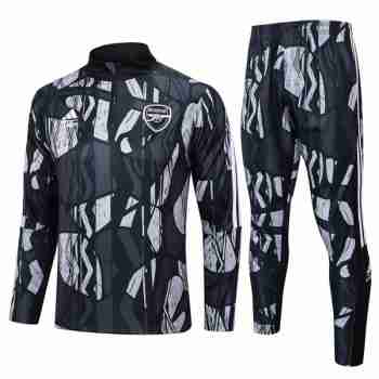 Sudadera De Training Arsenal 2024 2025 Negro Gris