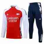 Sudadera De Training Arsenal 2024 2025 Rojo Blanco