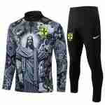 Sudadera De Training Brasil 2024 2025 Gris