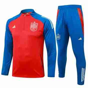 Sudadera De Training España 2024 2025 Rojo Azul