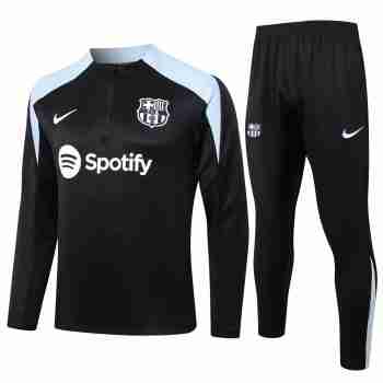 Sudadera De Training FC Barcelona 2024 2025 Negro Gris