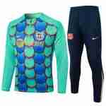 Sudadera De Training FC Barcelona 2024 2025 Verde Azul