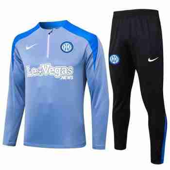 Sudadera De Training Inter Milan 2024 2025 Gris Azul