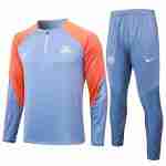 Sudadera De Training Inter Milan 2024 2025 Gris Naranja