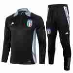 Sudadera De Training Italia 2024 2025 Negro Gris