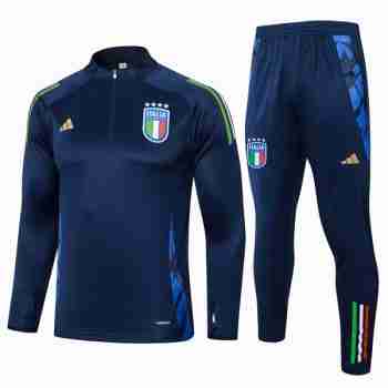 Sudadera De Training Italia 2024 25 Azul