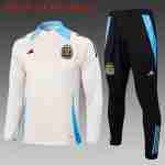 Sudadera De Training Ninos Argentina 2024 2025 Amarillo Azul
