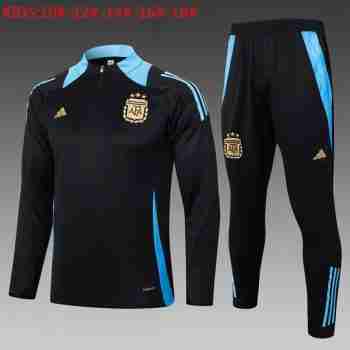 Sudadera De Training Ninos Argentina 2024 2025 Negro