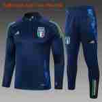 Sudadera De Training Ninos Italia 2024 2025 Azul