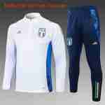 Sudadera De Training Ninos Italia 2024 2025 Blanco Azul