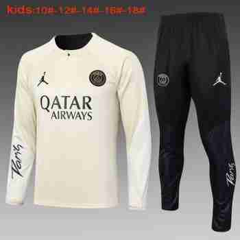 Sudadera De Training Ninos Paris Saint Germain 2024 2025 Amarillo