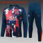 Sudadera De Training Ninos Paris Saint Germain 2024 2025 Azul Rojo