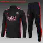 Sudadera De Training Ninos Paris Saint Germain 2024 2025 Negro Rosa