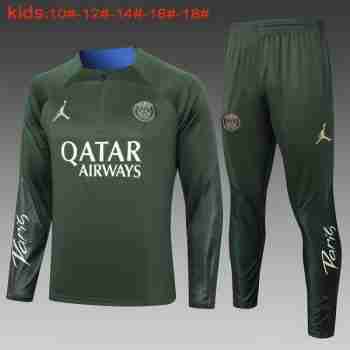 Sudadera De Training Ninos Paris Saint Germain 2024 2025 Verde