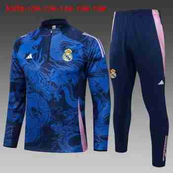 Sudadera De Training Ninos Real Madrid 2024 2025 Azul