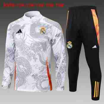 Sudadera De Training Ninos Real Madrid 2024 2025 Gris