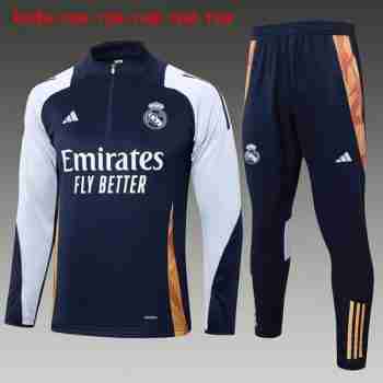 Sudadera De Training Ninos Real Madrid 2024 25 Azul